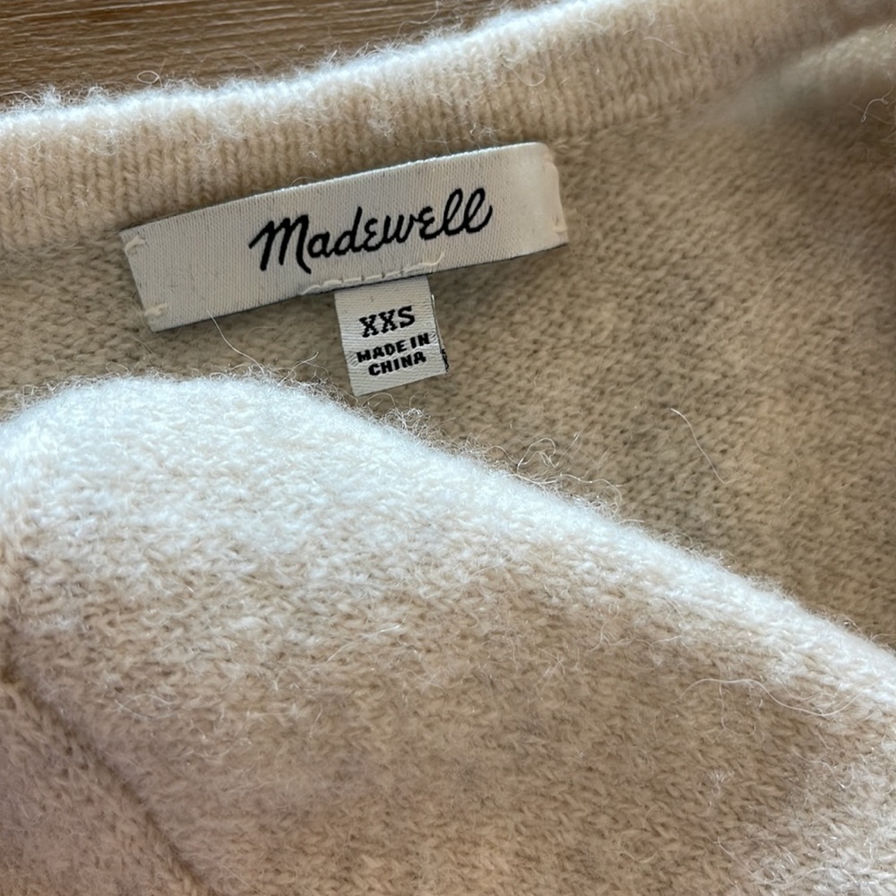 Madewell Kent Cardigan Sweater Size XXS - Picture 9 of 11